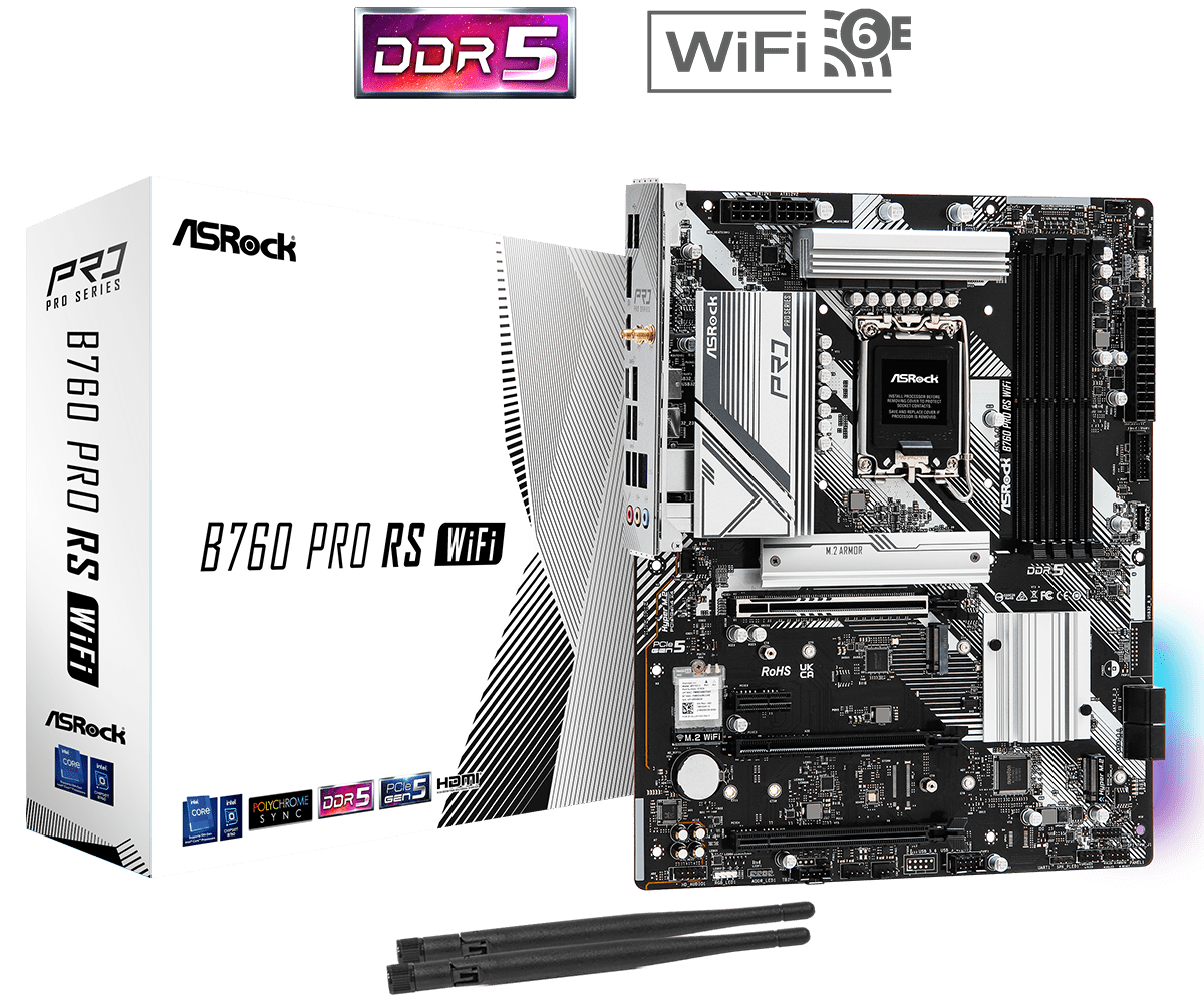 ASROCK B760 PRO RS WIFI ASROCK B760 PRO RS WIFI